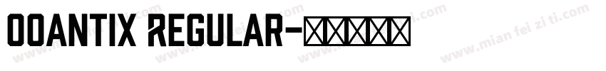00antix Regular字体转换